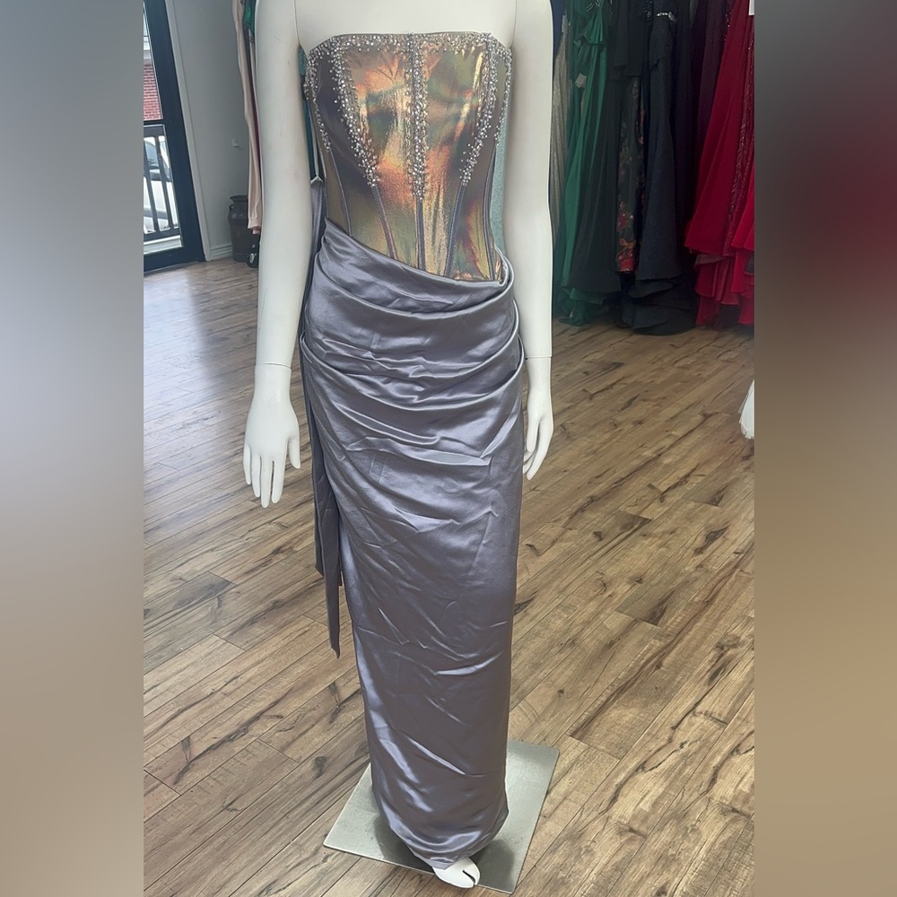 Custom Gray Dress